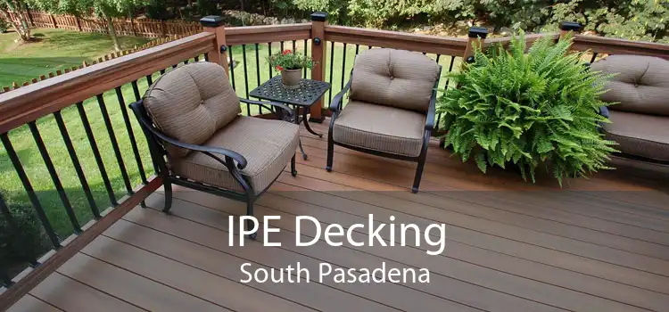 IPE Decking South Pasadena